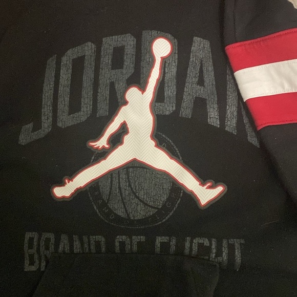 Jordan Black and red hooded sweatshirt… Used in good condition size XL - Picture 2 of 4